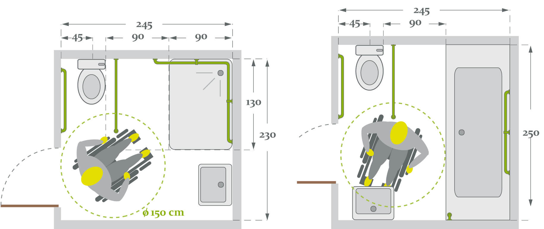 Barrierefreies Badezimmer Comfort All